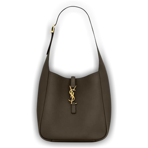Saint Laurent Le 5 Á 7 Monogram Plaque Shoulder Bag 'Light Musk'