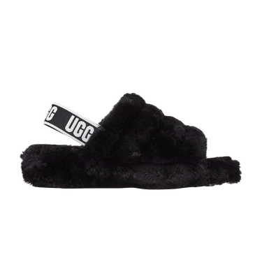 UGG Wmns Fluff Yeah Slide 'Black'