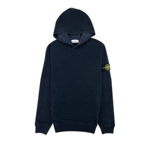 Stone Island Logo Patch Hoodie 'Navy Blue'
