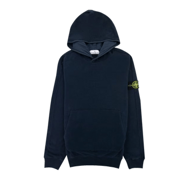 Stone Island Logo Patch Hoodie 'Navy Blue'
