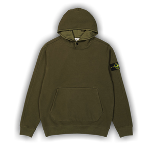 Stone Island Logo Patch Hoodie 'Olive'