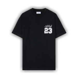 Off-White 23 Logo Slim Short-Sleeve Tee 'Black/White'