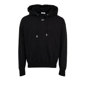 Off-White Arrow Embroidered Skate Hoodie 'Black/White'