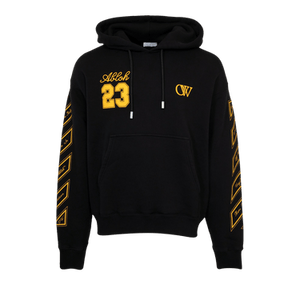 Off-White 23 Skate Hoodie 'Black/Gold'