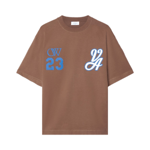 Off-White 23 Varsity Skate Long-Sleeve Tee 'Rain Drum'
