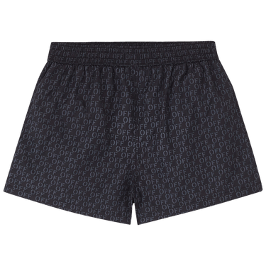 Off-White Off Stamp All Over Swim Shorts 'Black'