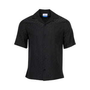 Off-White Textured Jacquard Shirt 'Black'
