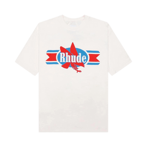 Rhude Chevron Eagle Tee 'Vintage White'