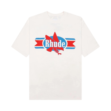 Rhude Chevron Eagle Tee 'Vintage White'