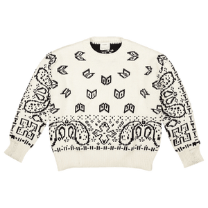 Rhude Lounge Sweater 'White/Black'