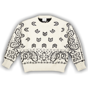 Rhude Lounge Sweater 'White/Black'