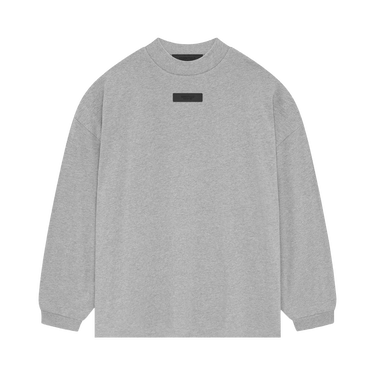 Fear of God Essentials Long-Sleeve Shirt II 'Light Heather Grey'