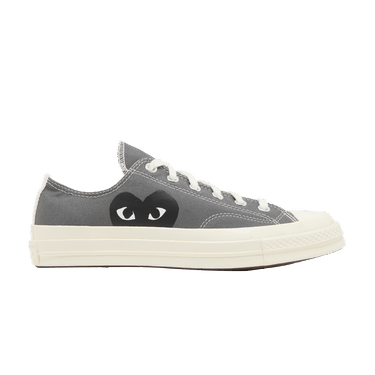 Comme des Garçons PLAY x Converse Chuck 70 Low 'Steel Gray'