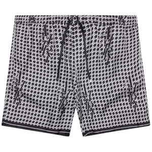 Amiri Staggered Houndstooth Silk Short 'Black'