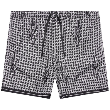 Amiri Staggered Houndstooth Silk Short 'Black'