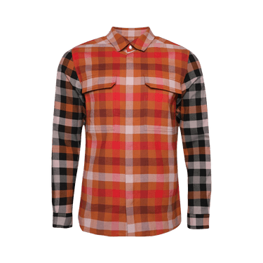 Rick Owens Plaid Lido Outershirt 'Clay/Black'
