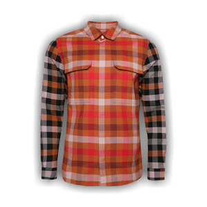 Rick Owens Plaid Lido Outershirt 'Clay/Black'