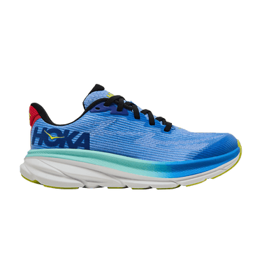 HOKA Clifton 9 Kids 'Virtual Blue Cerise'