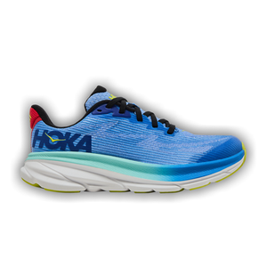 HOKA Clifton 9 Kids 'Virtual Blue Cerise'
