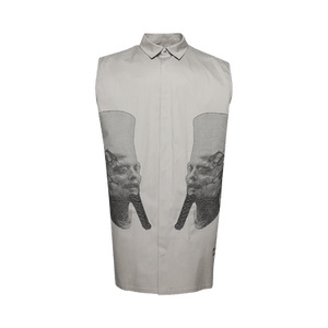 Rick Owens Ron Jumbo Outershirt 'Pearl/Black'