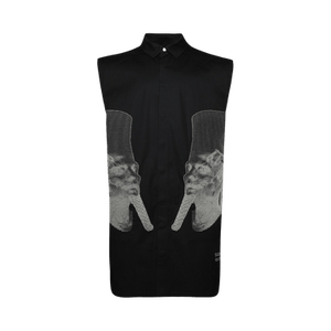 Rick Owens Ron Jumbo Outershirt 'Black/Pearl'
