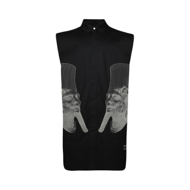 Rick Owens Ron Jumbo Outershirt 'Black/Pearl'