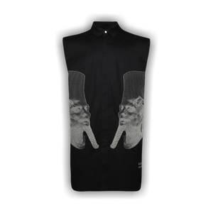 Rick Owens Ron Jumbo Outershirt 'Black/Pearl'