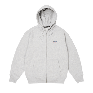 Palace Basically A Zip Hood 'Grey Marl'