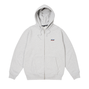 Palace Basically A Zip Hood 'Grey Marl'