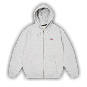 Palace Basically A Zip Hood 'Grey Marl'