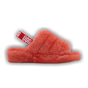 UGG Wmns Fluff Yeah Slide 'Red Currant'