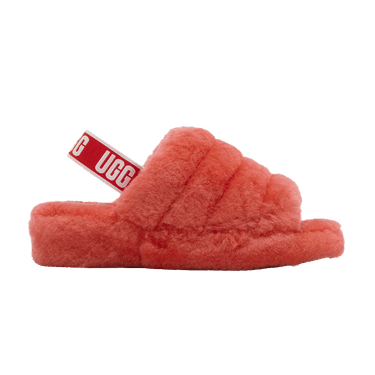 UGG Wmns Fluff Yeah Slide 'Red Currant'