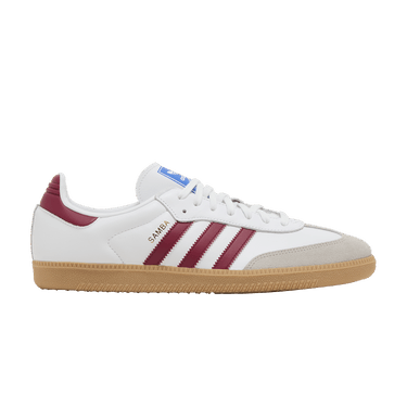 adidas Men's Samba OG 'White Burgundy Gum'