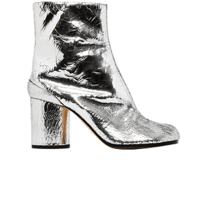 Maison Margiela Wmns Tabi Ankle Boot 'Cracked Metallic Silver'