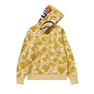 BAPE Color Camo Shark Pullover Hoodie 'Yellow'