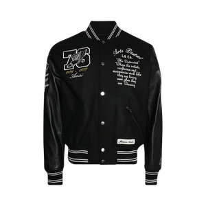 Amiri Oversized Eagle Varsity Jacket 'Black'