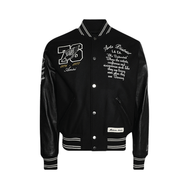 Amiri Oversized Eagle Varsity Jacket 'Black'
