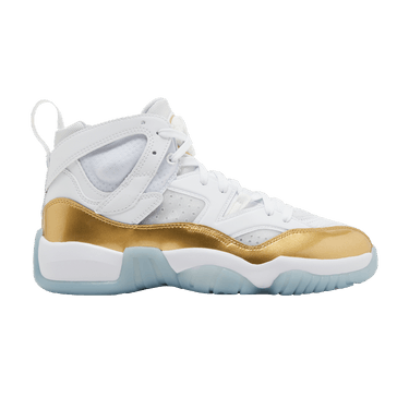 Air Jordan Wmns Jumpman Two Trey 'White Metallic Gold'
