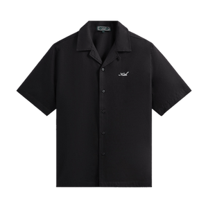 Kith Thompson Camp Collar Shirt 'Black'