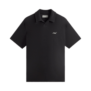 Kith Micro Waffle Drew Polo 'Black'