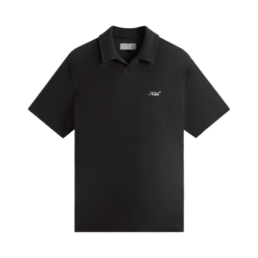 Kith Micro Waffle Drew Polo 'Black'
