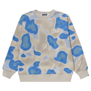 BAPE Liquid Camo Bape Sta Crewneck Sweater 'Blue'