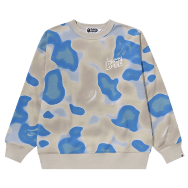 BAPE Liquid Camo Bape Sta Crewneck Sweater 'Blue'