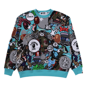 BAPE Comic Art Crewneck 'Multicolor'