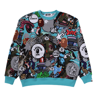 BAPE Comic Art Crewneck 'Multicolor'