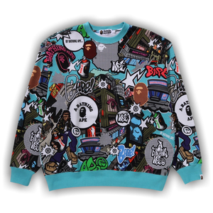 BAPE Comic Art Crewneck 'Multicolor'