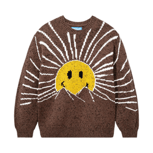 Market Smiley Sunrise Sweater 'Acorn'