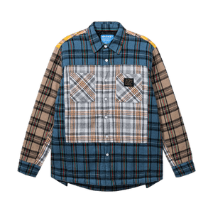 Market Thrift Flannel Long-Sleeve Shirt 'Multicolor'