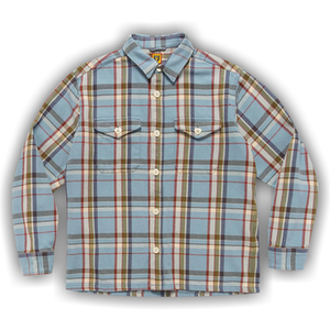 Human Made Check Shirt 'Blue'