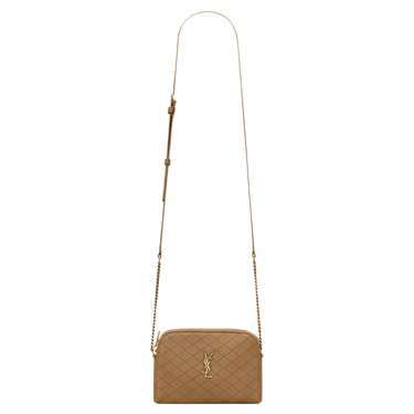 Saint Laurent Gaby Zipped Pouch 'Dark Cork'
